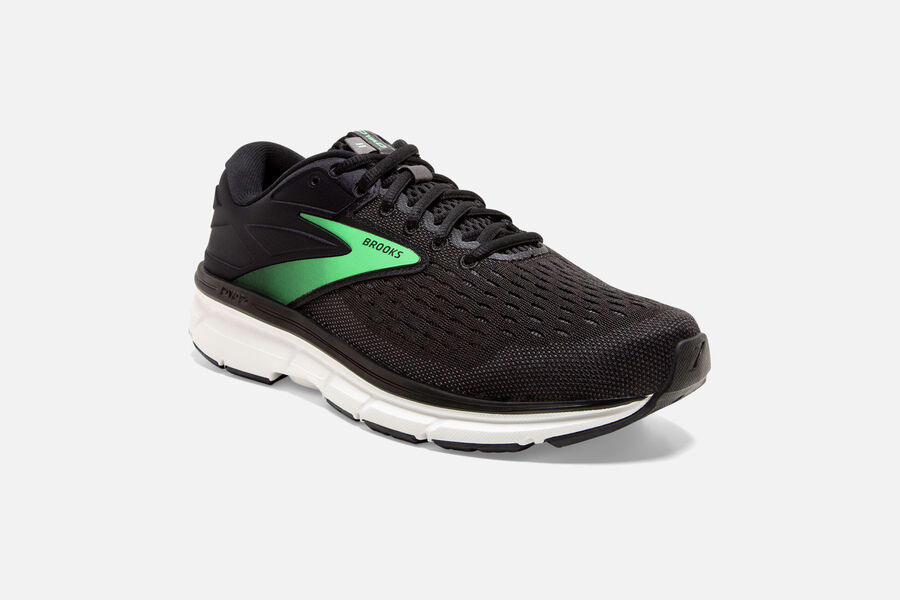 Brooks Dyad 11 Road Running Shoes - Womens - Black/Green - MR9386047